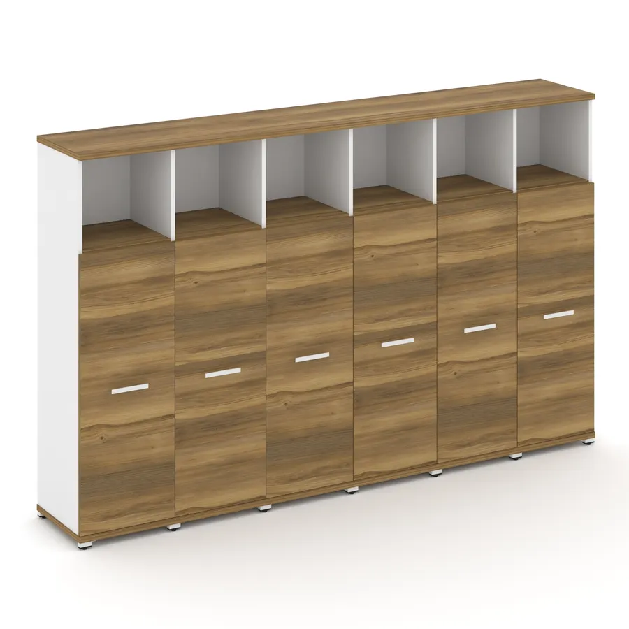 Концепт Шкаф 6 узких секций, 4 ниши CN.STU-463 W 2500*420*