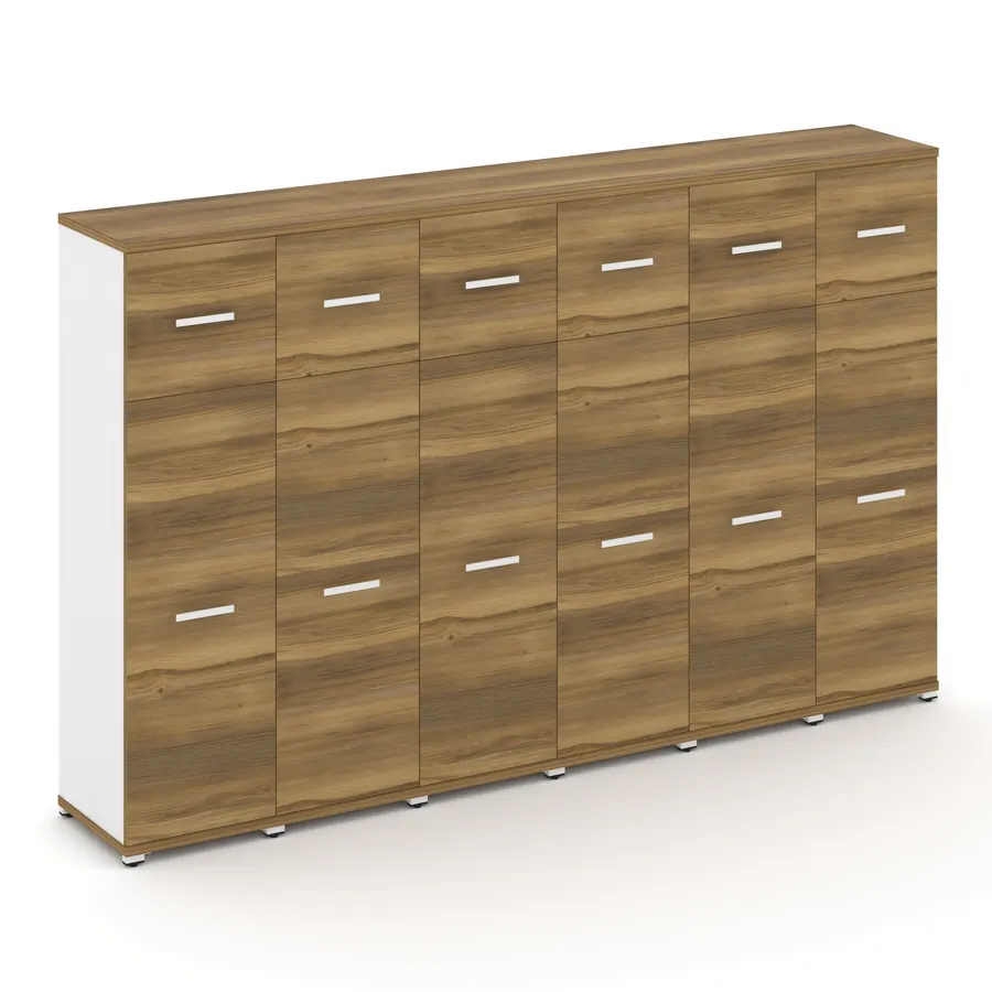 Концепт Шкаф 6 узких секций, 4 ниши CN.STU-464 W 2500*420*