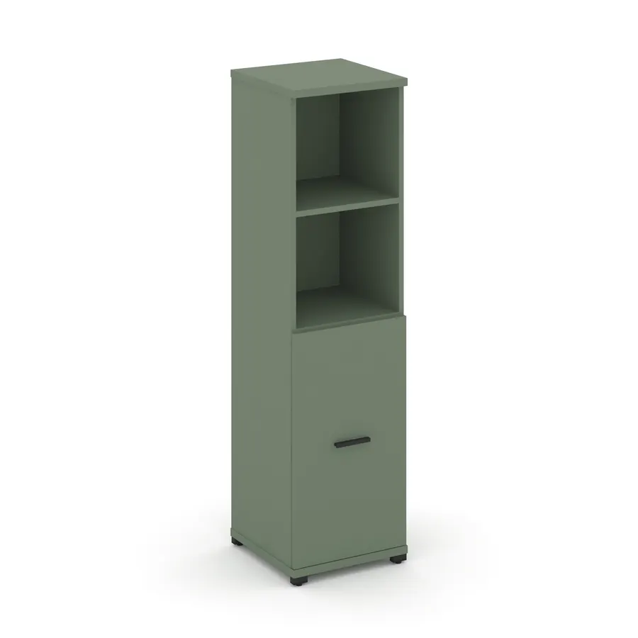 Концепт Шкаф 1 узкая секция, 4 ниши CN.STU-411 W