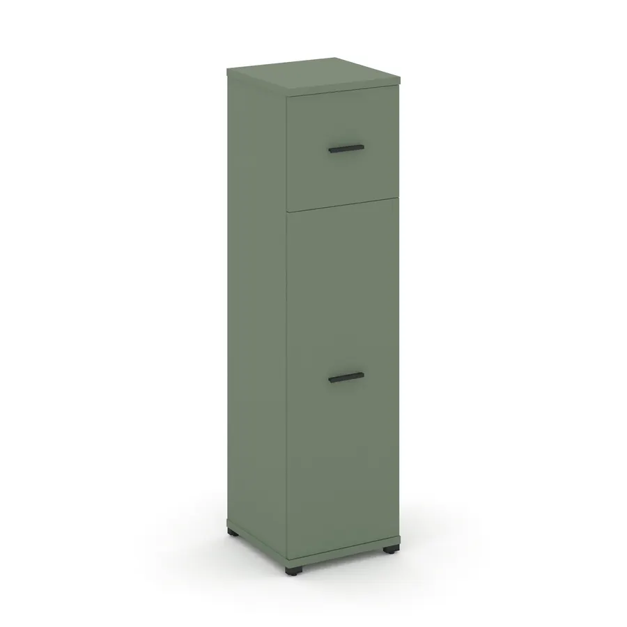Концепт Шкаф 1 узкая секция, 4 ниши CN.STU-414 W