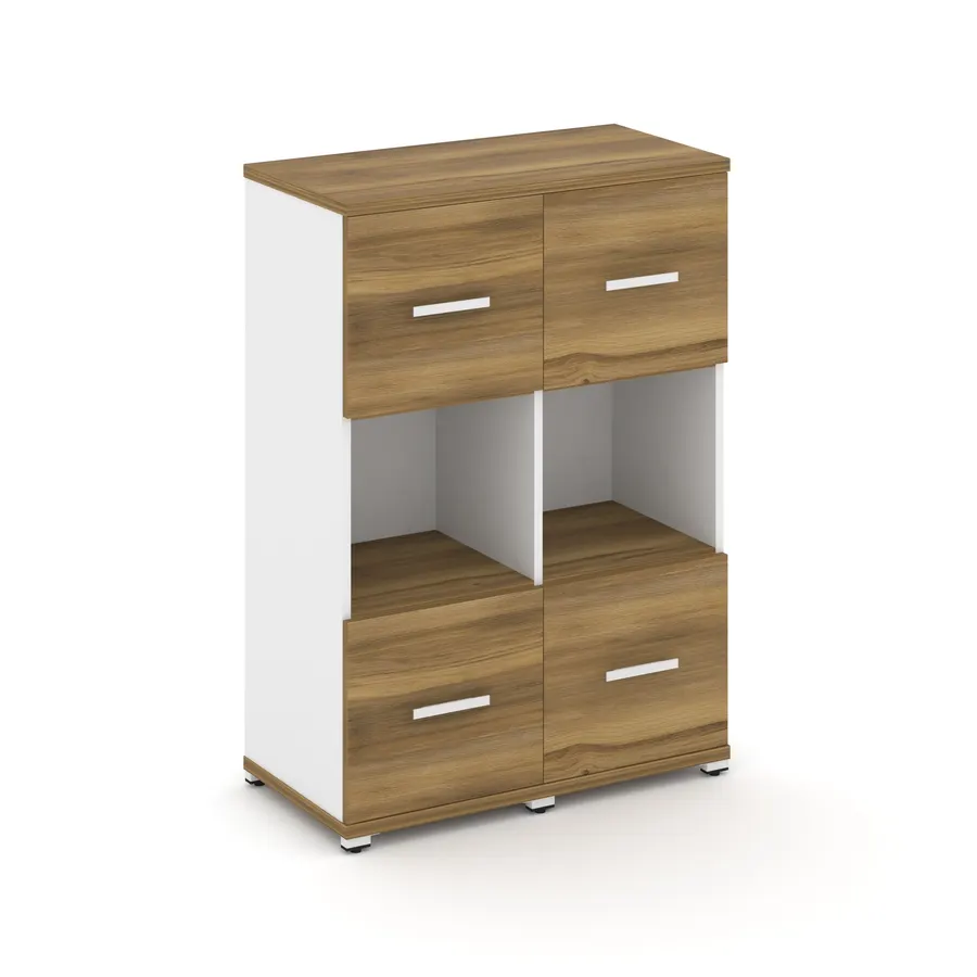 Концепт Шкаф 2 узкие секции, 3 ниши CN.STU-325 W