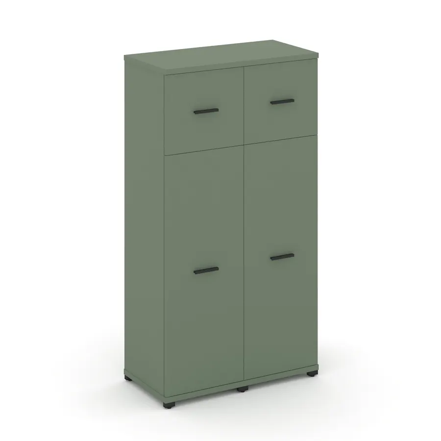 Концепт Шкаф 2 узкие секции, 4 ниши CN.STU-424 W