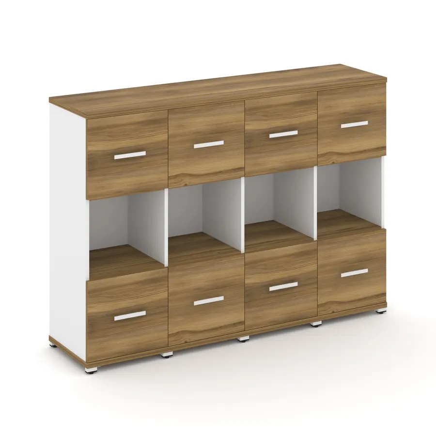 Концепт Шкаф 4 узкие секции, 3 ниши CN.STU-345 W 1668*420*