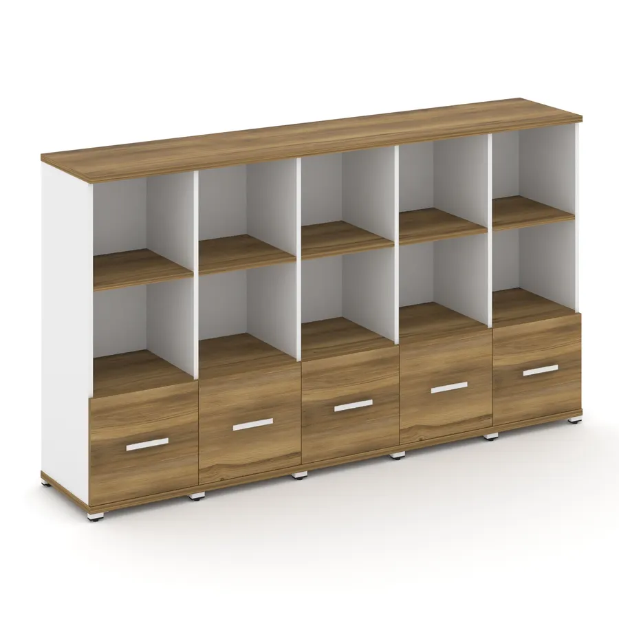 Концепт Шкаф 5 узких секций, 3 ниши CN.STU-351 W 2084*420*