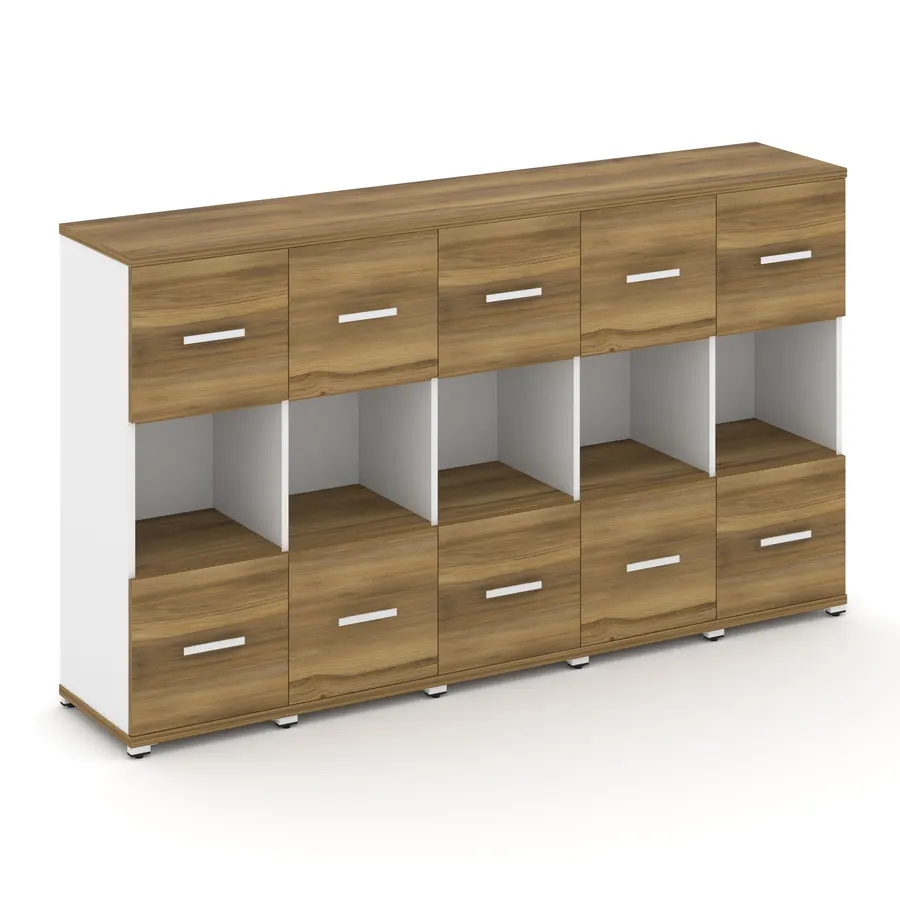 Концепт Шкаф 5 узких секций, 3 ниши CN.STU-355 W 2084*420*