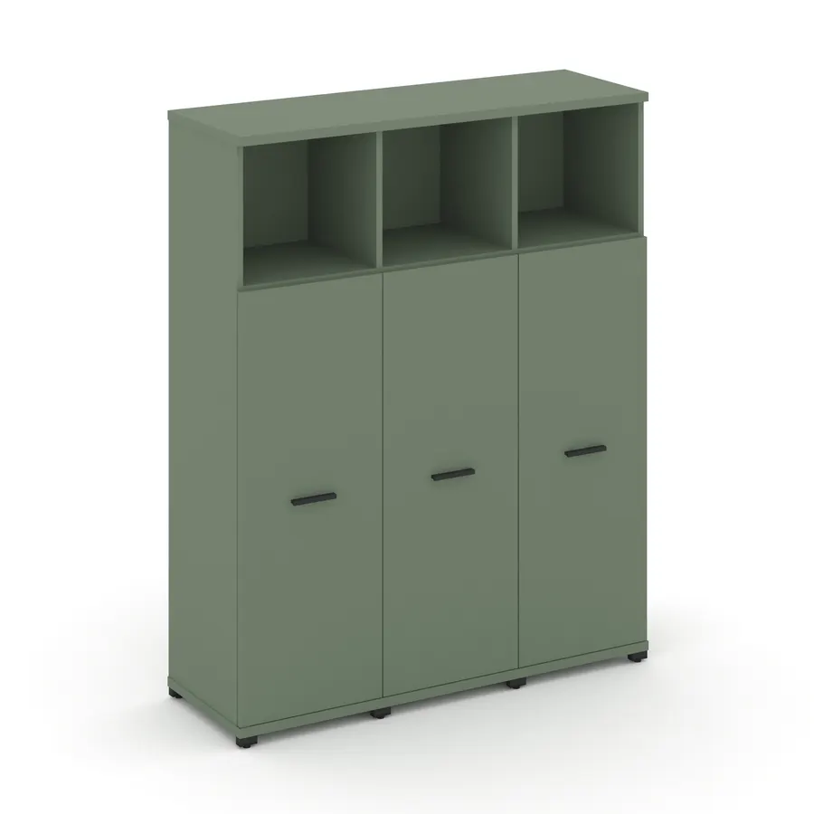 Концепт Шкаф 3 узкие секции, 4 ниши CN.STU-433 W 1252*420*
