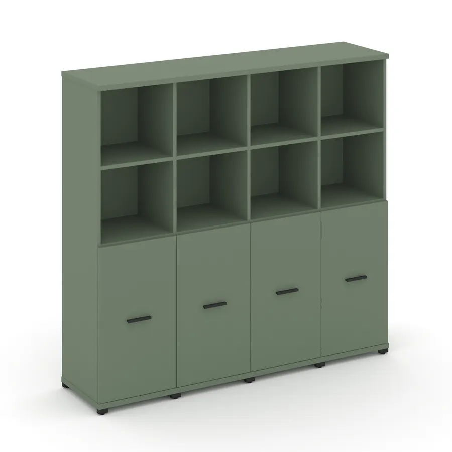 Концепт Шкаф 4 узкие секции, 4 ниши CN.STU-441 W 1668*420*