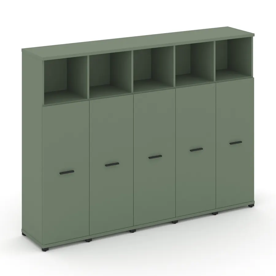 Концепт Шкаф 5 узких секций, 4 ниши CN.STU-453 W 2084*420*